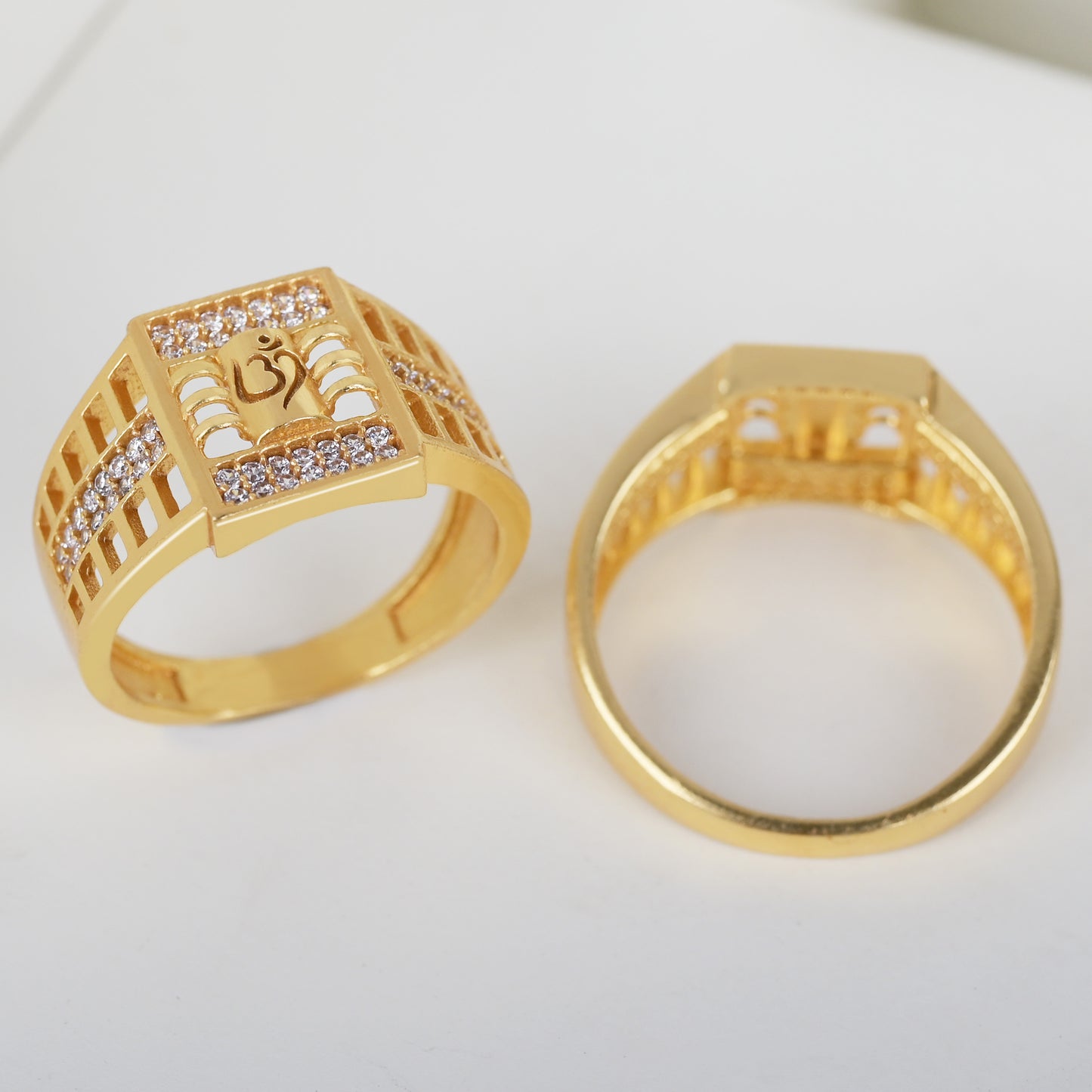 Om Diamond Ring For Men-3