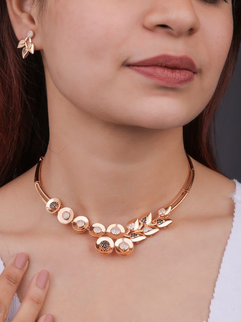 Premium Handcrafted American Diamond Necklace