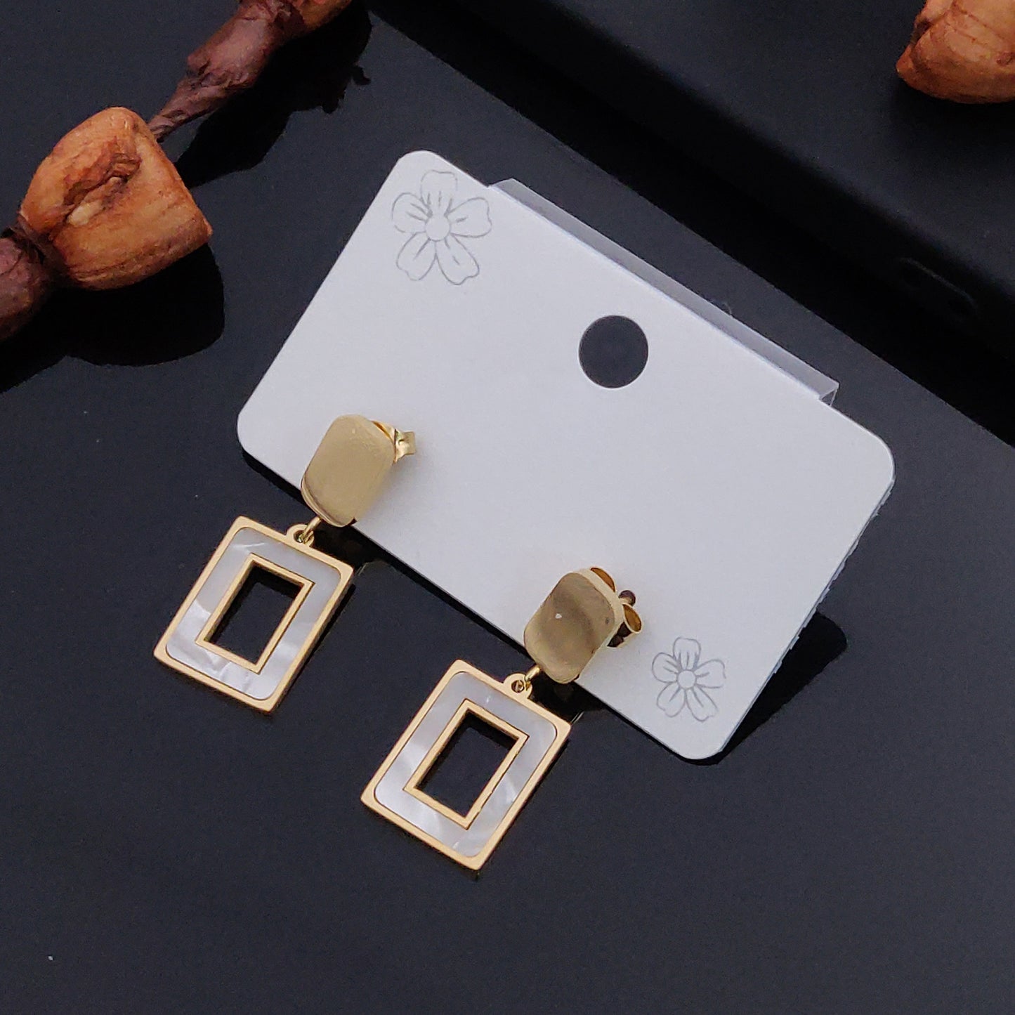 Beautiful Square Shape Earrings