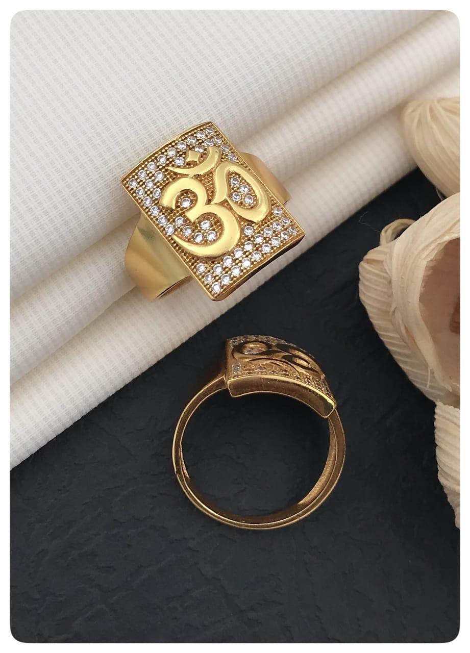 Big Om Diamonds Ring For Men