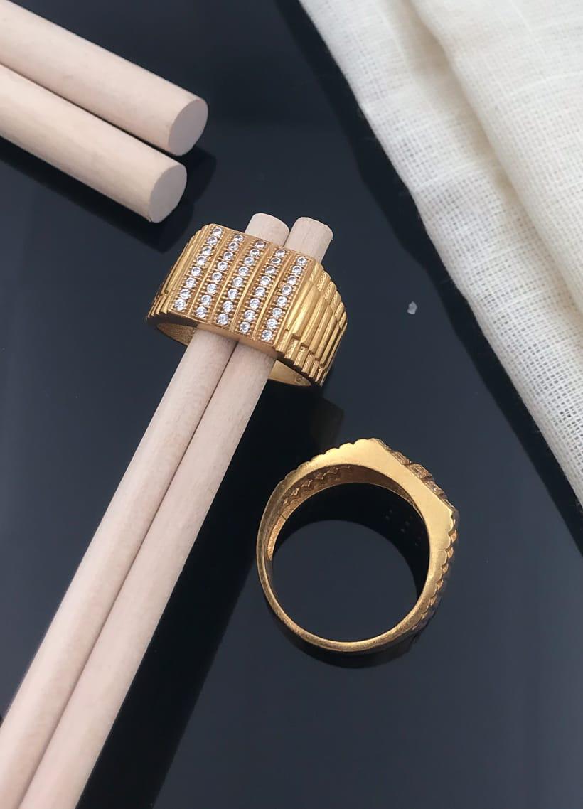 Five Layers Diamond Ring For Men