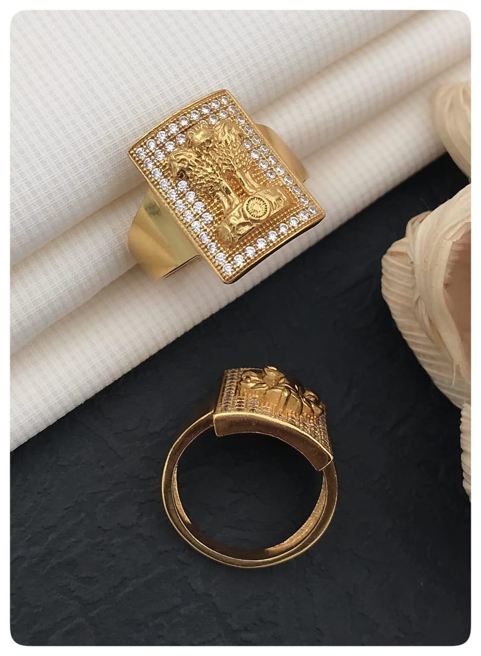 Rastramudra Diamonds Ring For Men