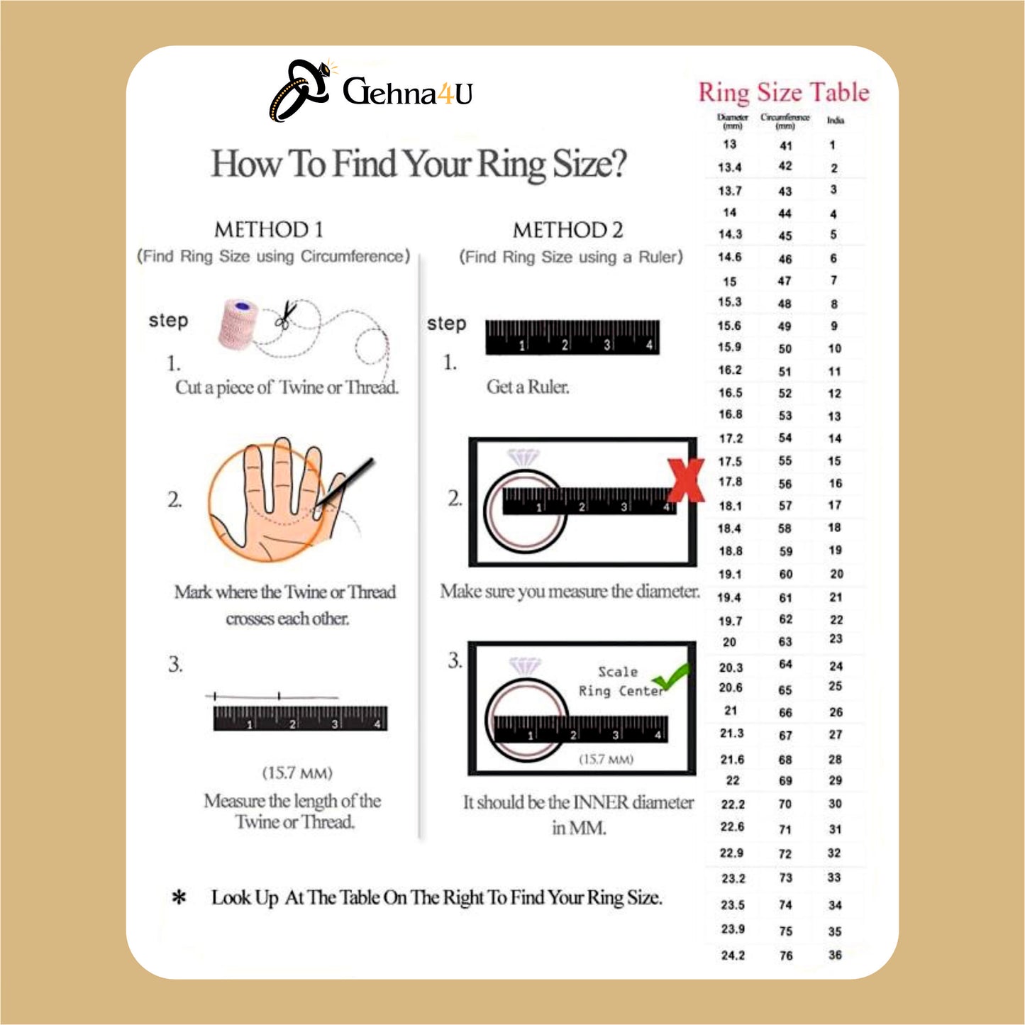 Om Diamond Ring For Men-2