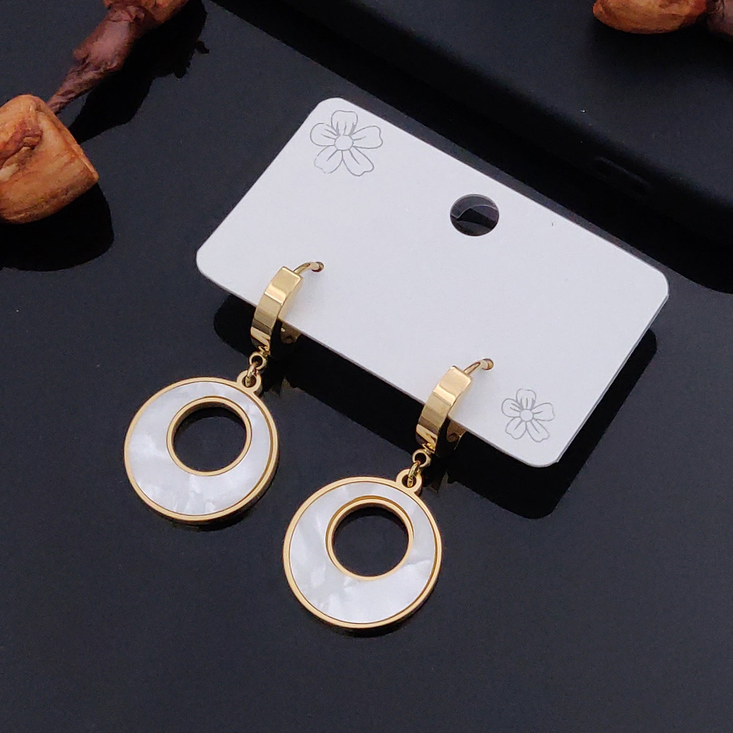 Fancy Round Shape Earrings