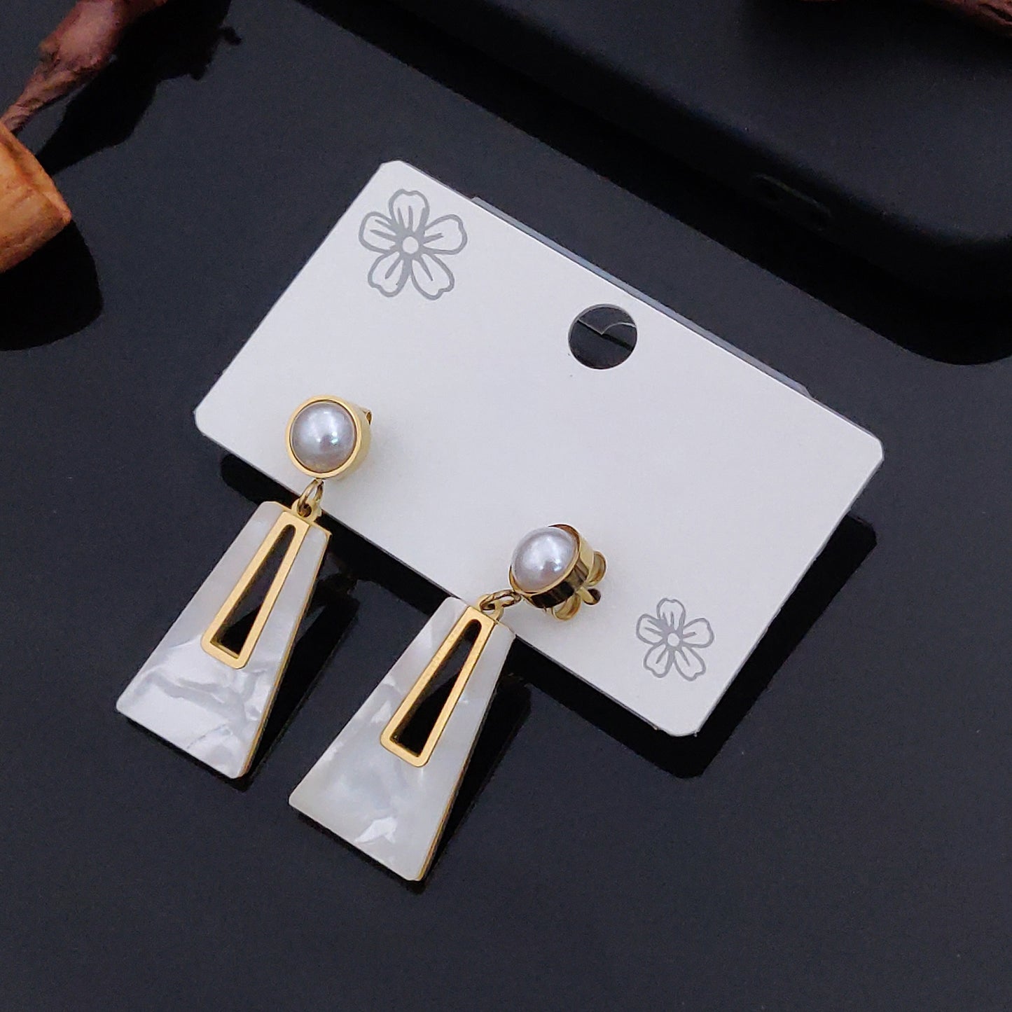 Tapered Baguette Shape Earrings