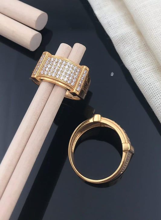 Attractive Fancy Diamonds Ring For Men
