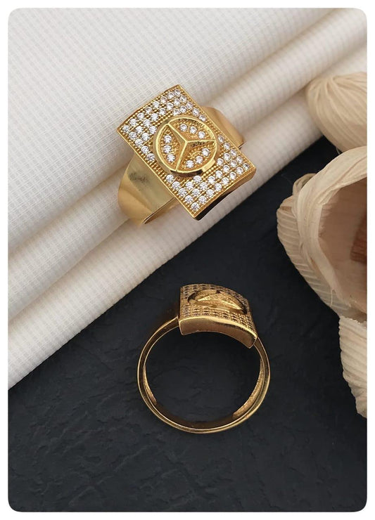Mercedes Of Luxury Style Diamonds Ring For Men